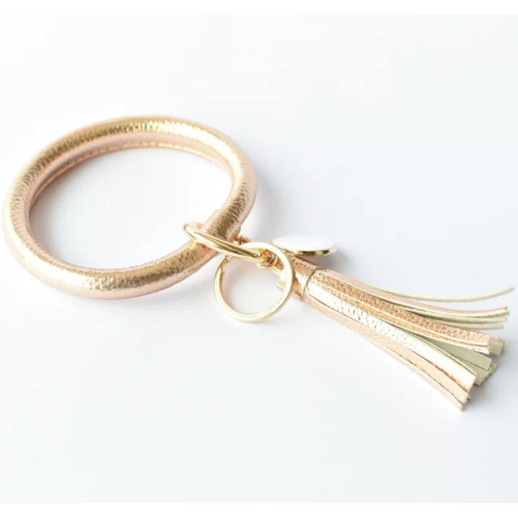 PU Leather Wrist Keyrings