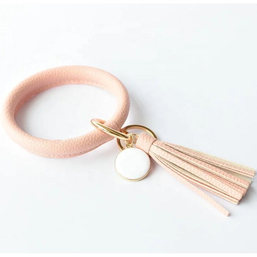 PU Leather Wrist Keyrings