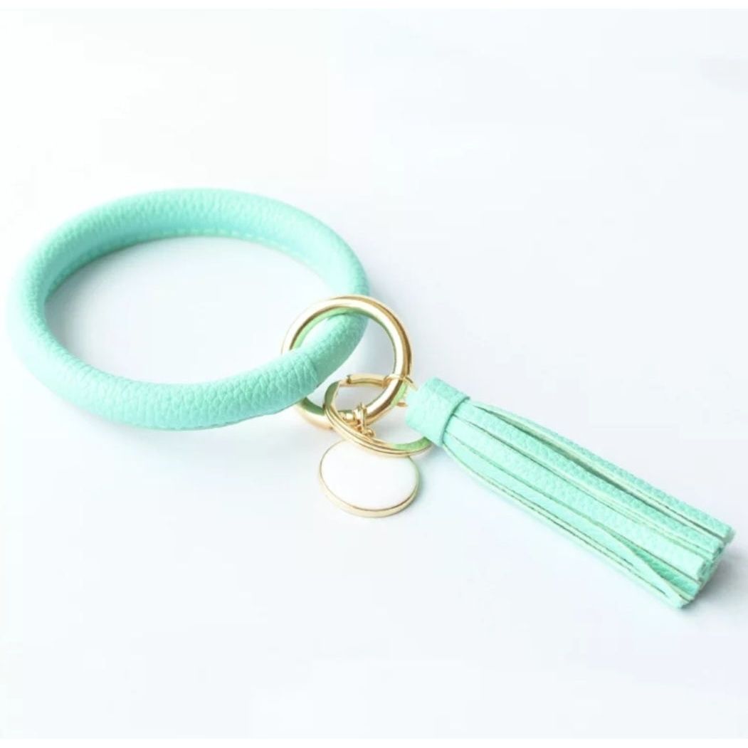 PU Leather Wrist Keyrings